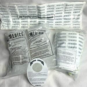 Homedics 2lb Pure Paraffin Wax Refills & 80 Paraffin Liner Replacement Bath Bags